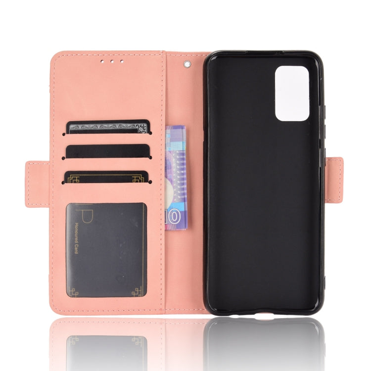 For Samsung Galaxy A02s Skin Feel Calf Pattern Horizontal Flip Leather Case with Holder & Card Slots & Photo Frame