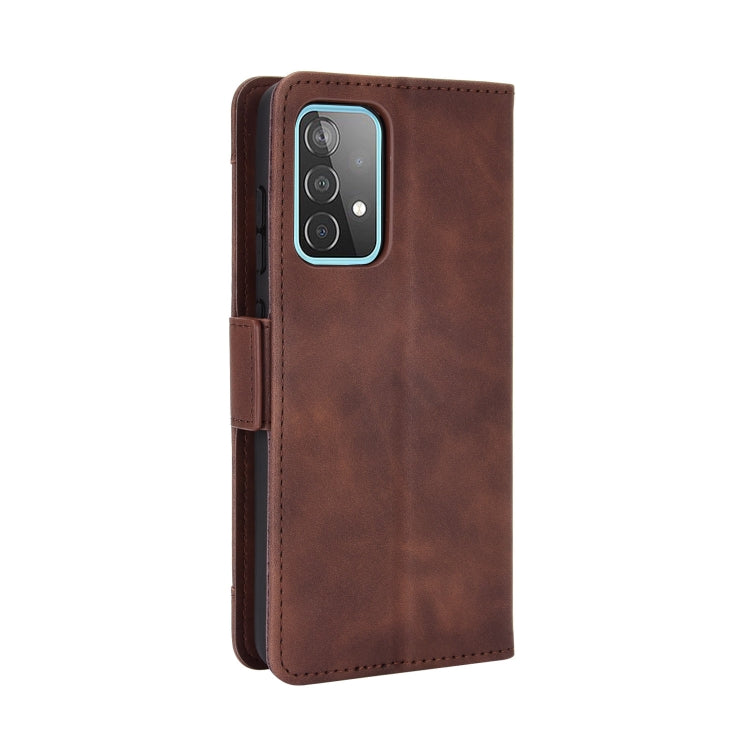 For Samsung Galaxy A52 5G Skin Feel Calf Pattern Horizontal Flip Leather Case with Holder & Card Slots & Photo Frame