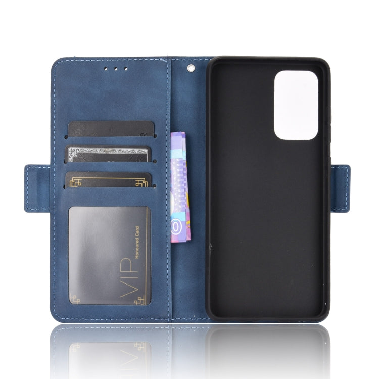 For Samsung Galaxy A52 5G Skin Feel Calf Pattern Horizontal Flip Leather Case with Holder & Card Slots & Photo Frame