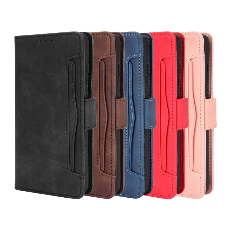 For Samsung Galaxy A52 5G Skin Feel Calf Pattern Horizontal Flip Leather Case with Holder & Card Slots & Photo Frame