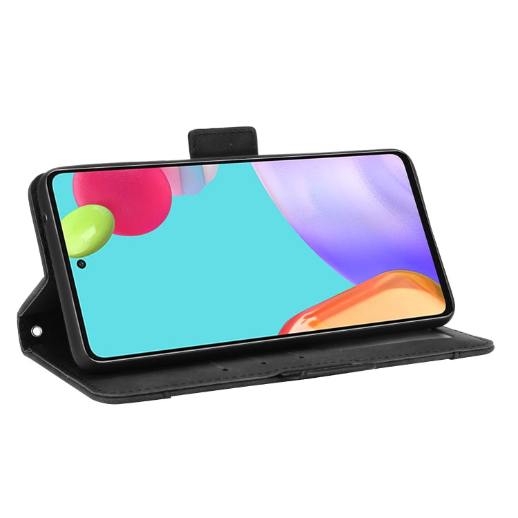For Samsung Galaxy A72 5G / 4G Skin Feel Calf Pattern Horizontal Flip Leather Case with Holder & Card Slots & Photo Frame