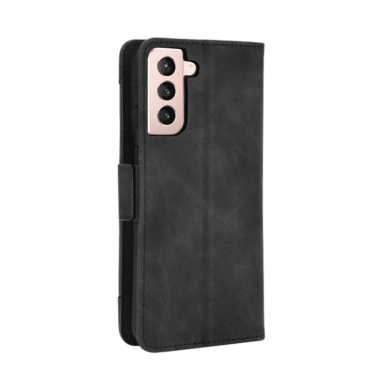 For Samsung Galaxy S21+ 5G Skin Feel Calf Pattern Horizontal Flip Leather Case with Holder & Card Slots & Photo Frame