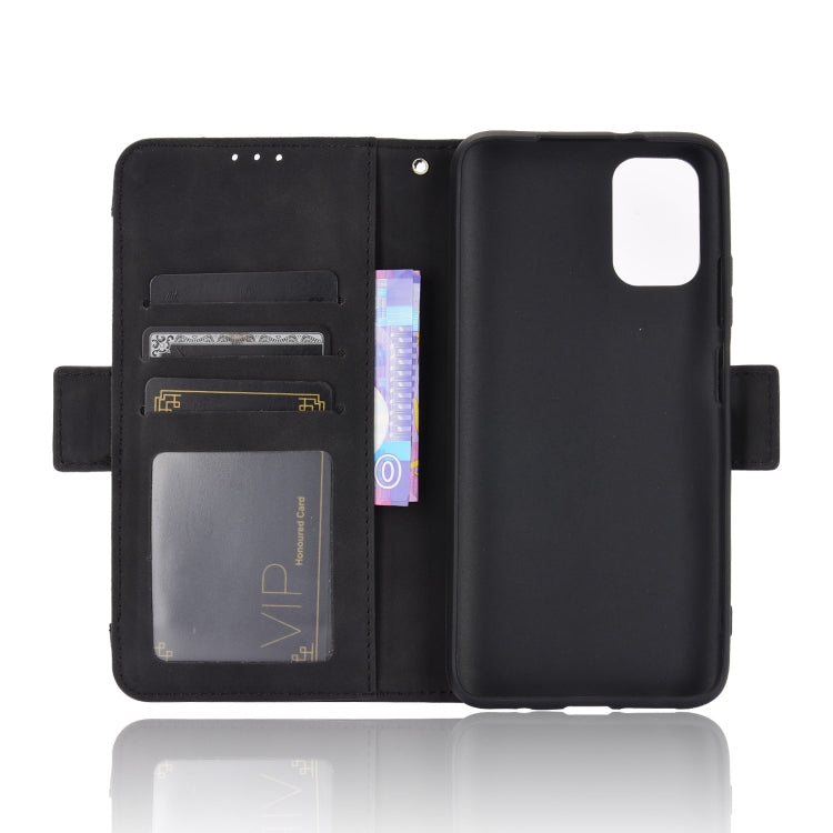 For Xiaomi Poco M3 Skin Feel Calf Pattern Horizontal Flip Leather Case with Holder & Card Slots & Photo Frame