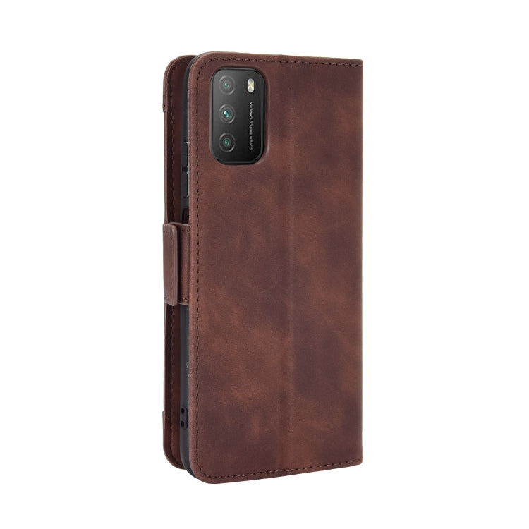 For Xiaomi Poco M3 Skin Feel Calf Pattern Horizontal Flip Leather Case with Holder & Card Slots & Photo Frame