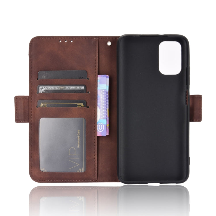 For Xiaomi Poco M3 Skin Feel Calf Pattern Horizontal Flip Leather Case with Holder & Card Slots & Photo Frame