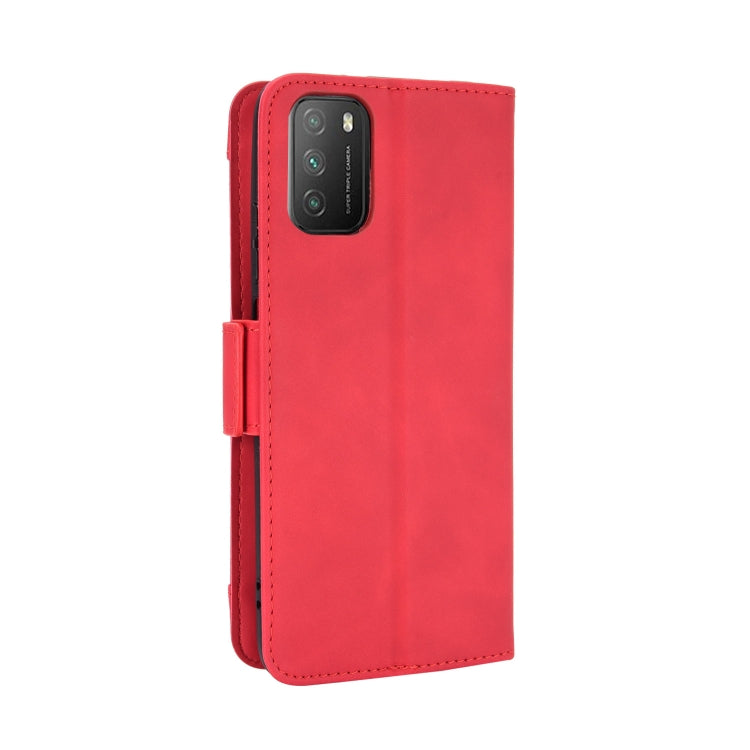 For Xiaomi Poco M3 Skin Feel Calf Pattern Horizontal Flip Leather Case with Holder & Card Slots & Photo Frame