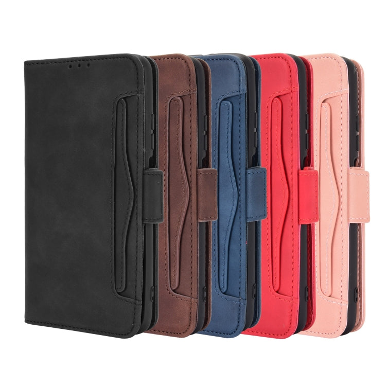 For Xiaomi Poco M3 Skin Feel Calf Pattern Horizontal Flip Leather Case with Holder & Card Slots & Photo Frame