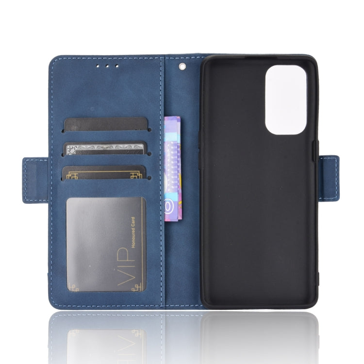 For OPPO Reno5 5G Skin Feel Calf Pattern Horizontal Flip Leather Case with Holder & Card Slots & Photo Frame