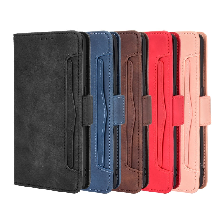 For OPPO Reno5 5G Skin Feel Calf Pattern Horizontal Flip Leather Case with Holder & Card Slots & Photo Frame