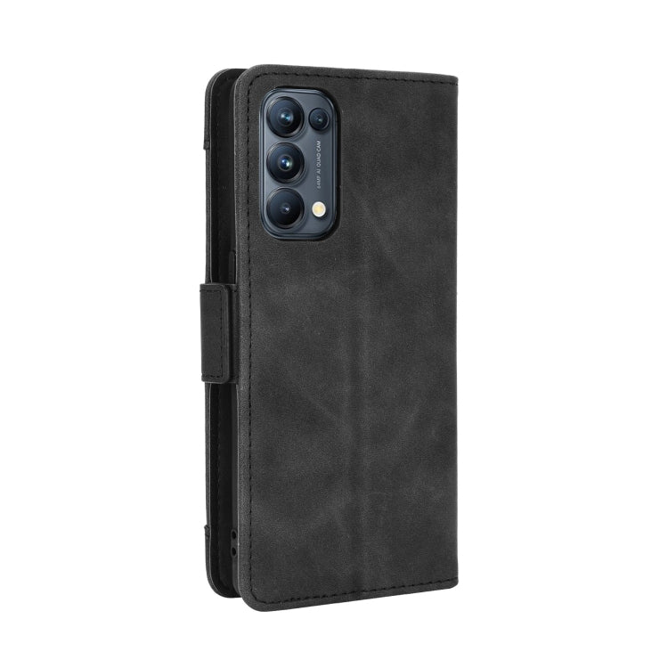 For OPPO Reno5 Pro 5G Skin Feel Calf Pattern Horizontal Flip Leather Case with Holder & Card Slots & Photo Frame