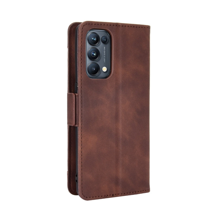 For OPPO Reno5 Pro 5G Skin Feel Calf Pattern Horizontal Flip Leather Case with Holder & Card Slots & Photo Frame