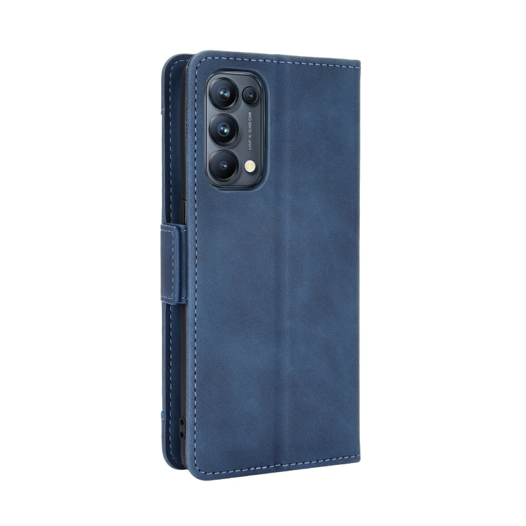 For OPPO Reno5 Pro 5G Skin Feel Calf Pattern Horizontal Flip Leather Case with Holder & Card Slots & Photo Frame
