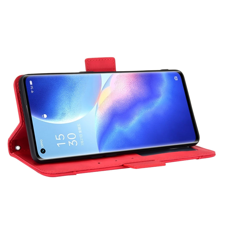 For OPPO Reno5 Pro 5G Skin Feel Calf Pattern Horizontal Flip Leather Case with Holder & Card Slots & Photo Frame
