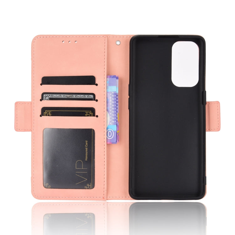 For OPPO Reno5 Pro 5G Skin Feel Calf Pattern Horizontal Flip Leather Case with Holder & Card Slots & Photo Frame