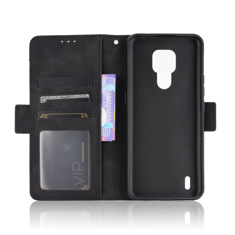 For Motorola Moto E7 Skin Feel Calf Pattern Horizontal Flip Leather Case with Holder & Card Slots & Photo Frame