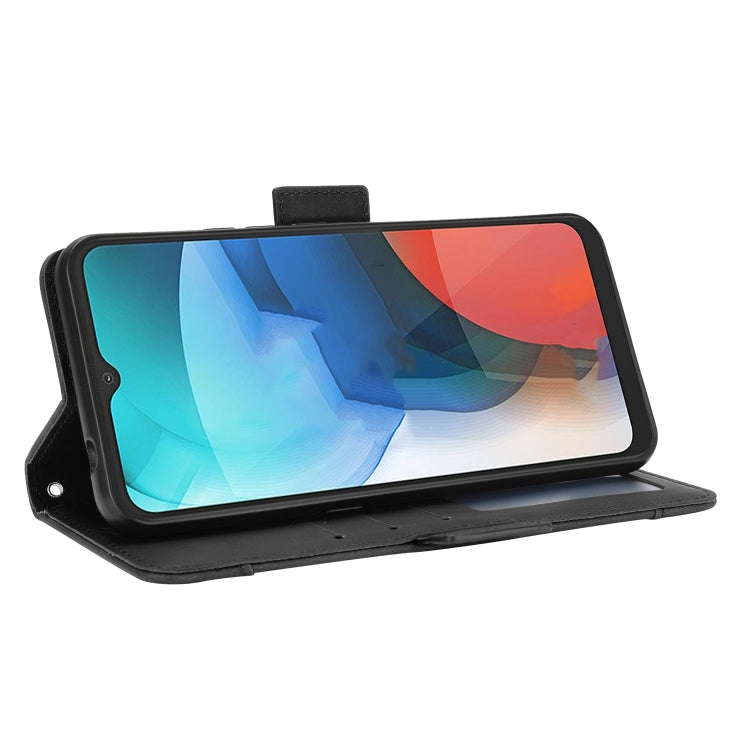 For Motorola Moto E7 Skin Feel Calf Pattern Horizontal Flip Leather Case with Holder & Card Slots & Photo Frame