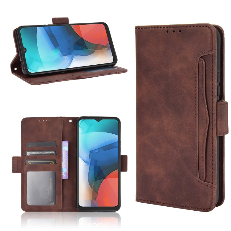 For Motorola Moto E7 Skin Feel Calf Pattern Horizontal Flip Leather Case with Holder & Card Slots & Photo Frame