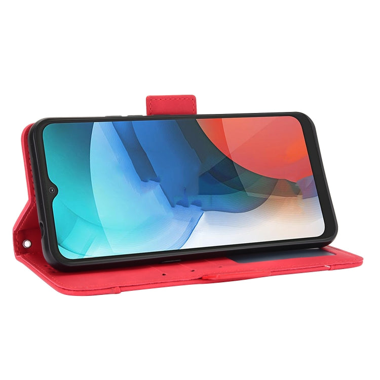 For Motorola Moto E7 Skin Feel Calf Pattern Horizontal Flip Leather Case with Holder & Card Slots & Photo Frame