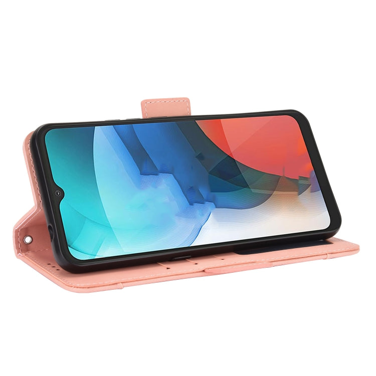 For Motorola Moto E7 Skin Feel Calf Pattern Horizontal Flip Leather Case with Holder & Card Slots & Photo Frame