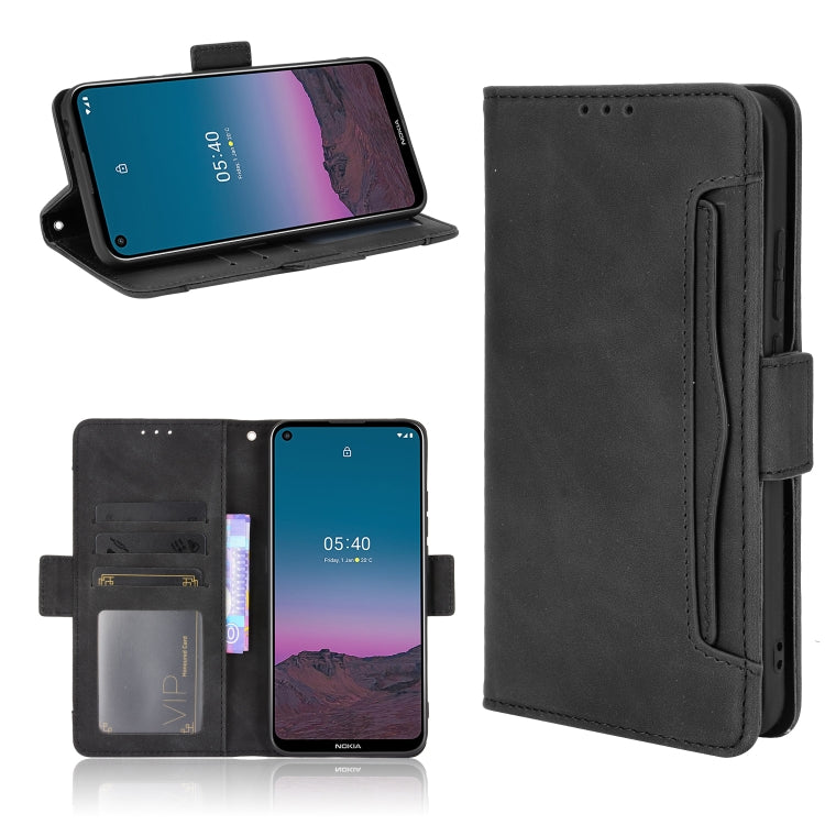 For Nokia 5.4 Skin Feel Calf Pattern Horizontal Flip Leather Case with Holder & Card Slots & Photo Frame