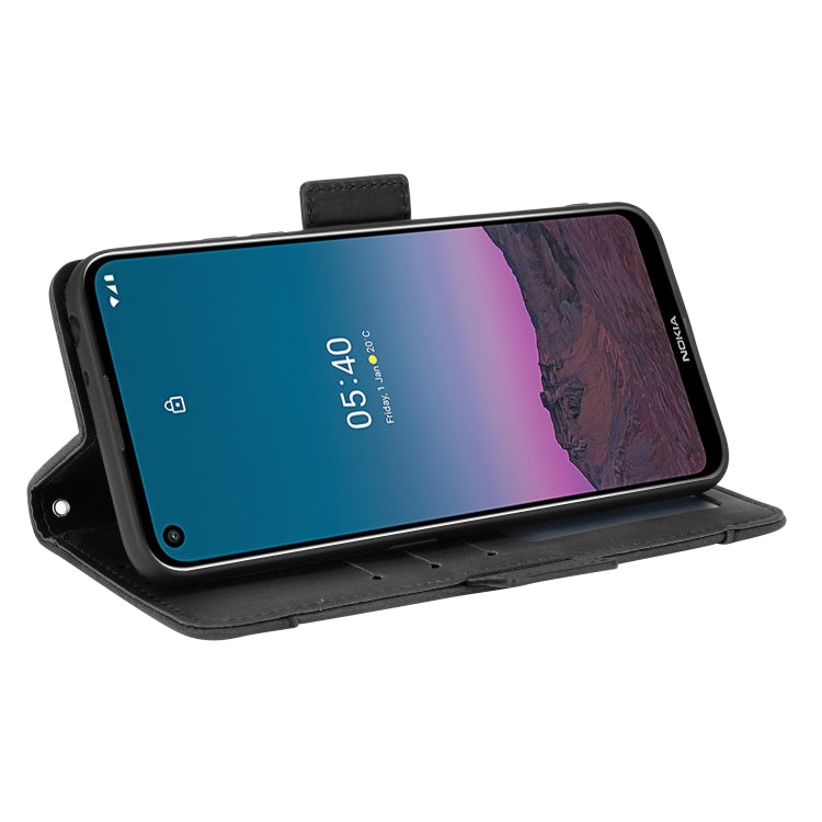 For Nokia 5.4 Skin Feel Calf Pattern Horizontal Flip Leather Case with Holder & Card Slots & Photo Frame