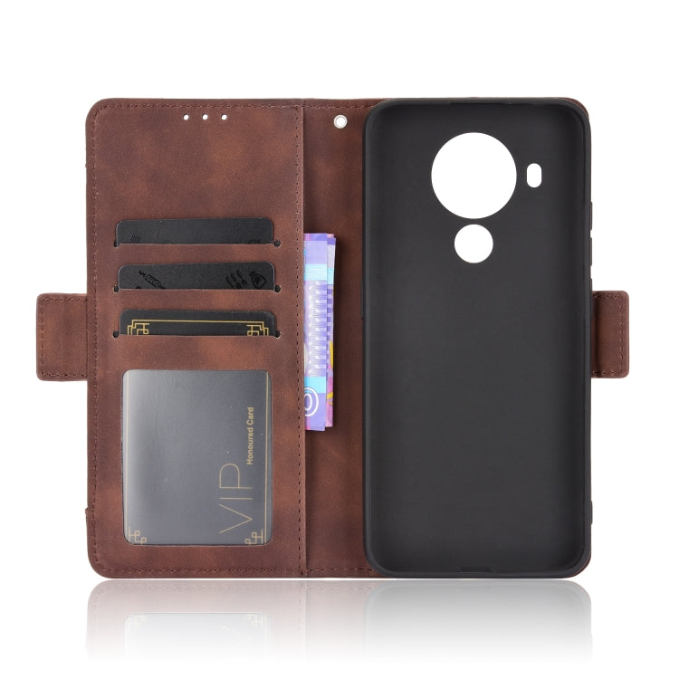 For Nokia 5.4 Skin Feel Calf Pattern Horizontal Flip Leather Case with Holder & Card Slots & Photo Frame