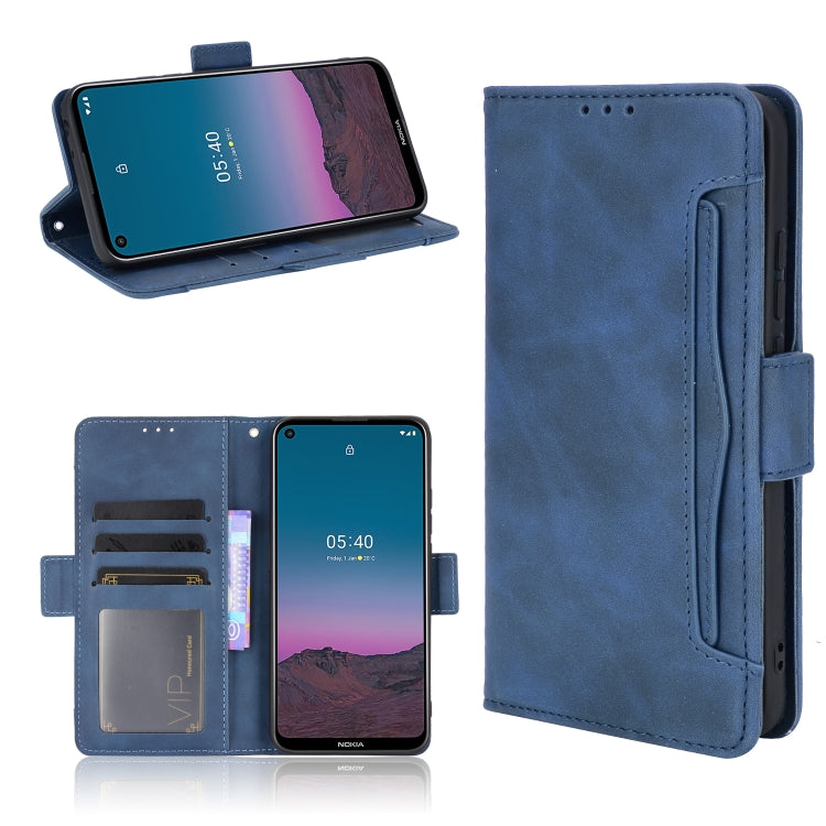For Nokia 5.4 Skin Feel Calf Pattern Horizontal Flip Leather Case with Holder & Card Slots & Photo Frame
