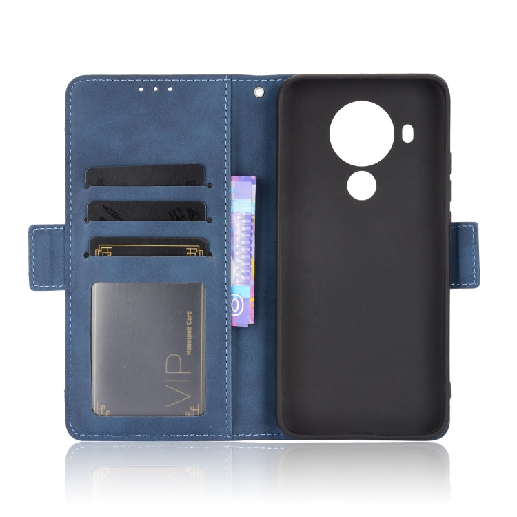 For Nokia 5.4 Skin Feel Calf Pattern Horizontal Flip Leather Case with Holder & Card Slots & Photo Frame