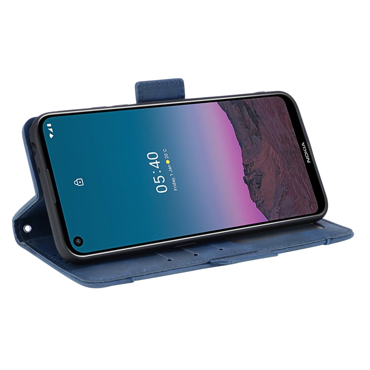 For Nokia 5.4 Skin Feel Calf Pattern Horizontal Flip Leather Case with Holder & Card Slots & Photo Frame