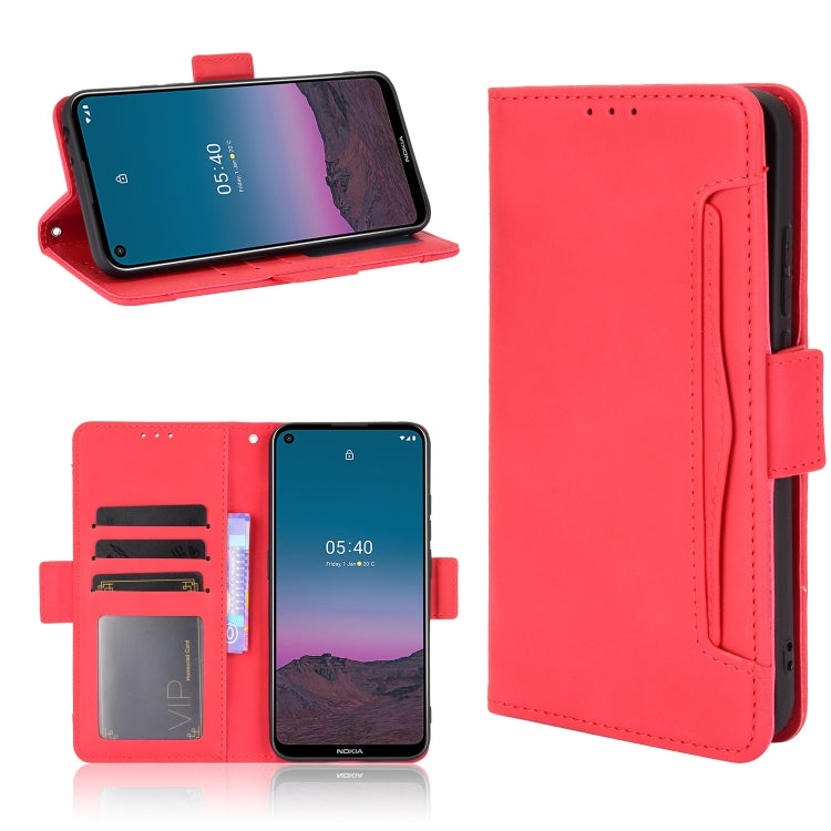 For Nokia 5.4 Skin Feel Calf Pattern Horizontal Flip Leather Case with Holder & Card Slots & Photo Frame