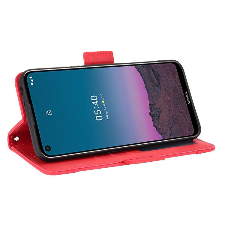 For Nokia 5.4 Skin Feel Calf Pattern Horizontal Flip Leather Case with Holder & Card Slots & Photo Frame