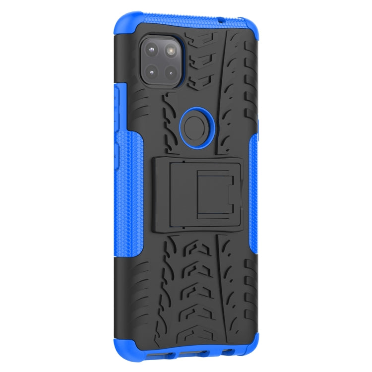 For Motorola Moto G 5G Tire Texture Shockproof TPU+PC Protective Case with Holder