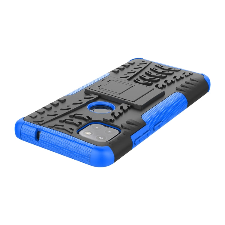 For Motorola Moto G 5G Tire Texture Shockproof TPU+PC Protective Case with Holder