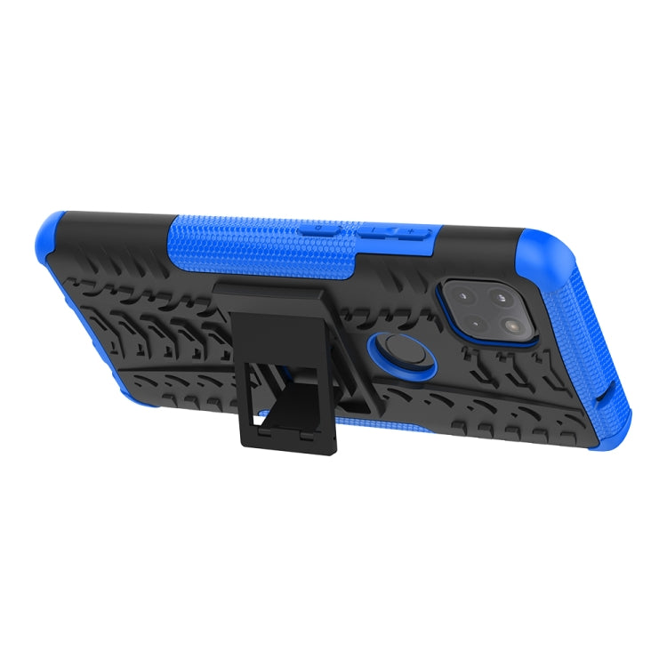 For Motorola Moto G 5G Tire Texture Shockproof TPU+PC Protective Case with Holder