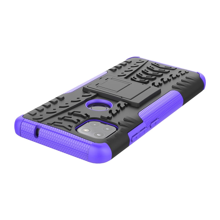 For Motorola Moto G 5G Tire Texture Shockproof TPU+PC Protective Case with Holder