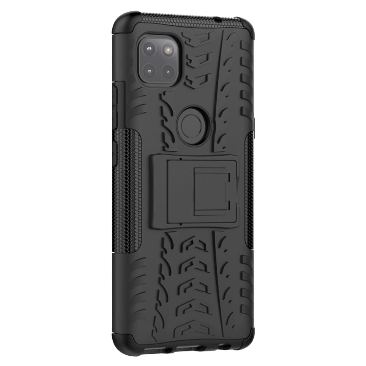 For Motorola Moto G 5G Tire Texture Shockproof TPU+PC Protective Case with Holder