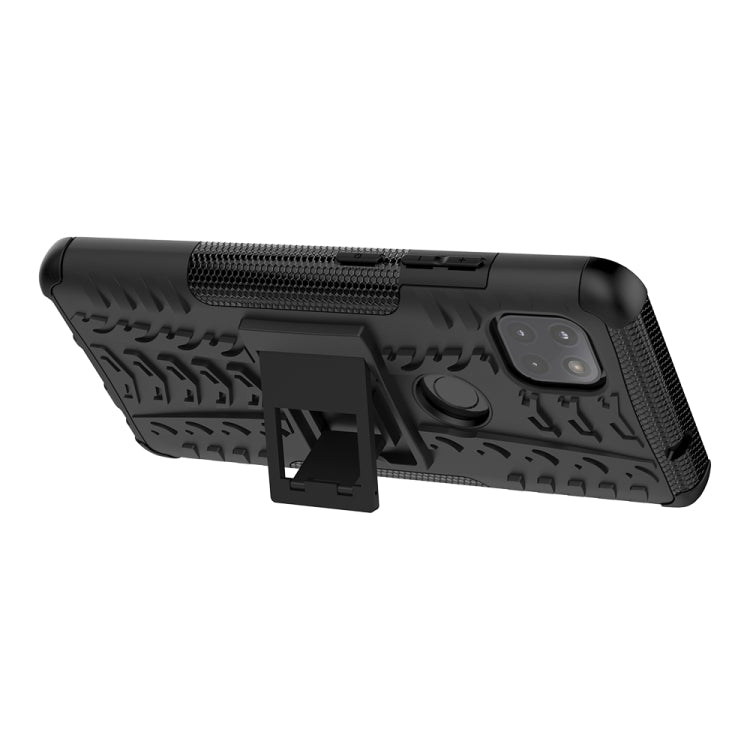 For Motorola Moto G 5G Tire Texture Shockproof TPU+PC Protective Case with Holder