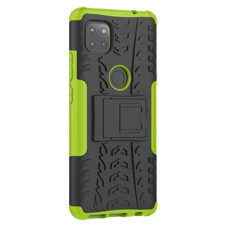 For Motorola Moto G 5G Tire Texture Shockproof TPU+PC Protective Case with Holder