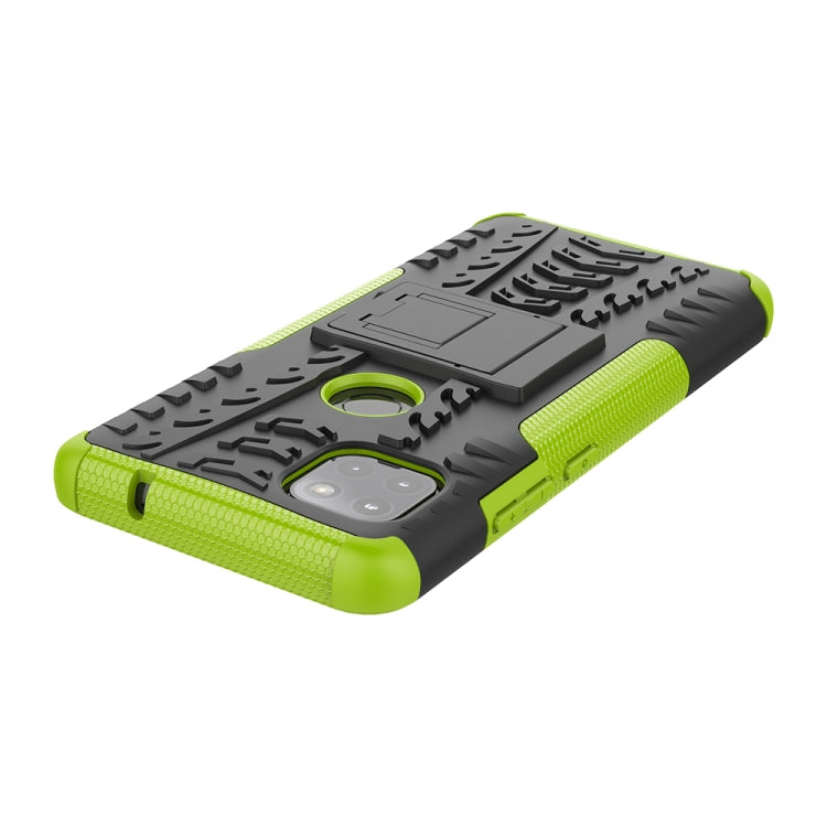 For Motorola Moto G 5G Tire Texture Shockproof TPU+PC Protective Case with Holder