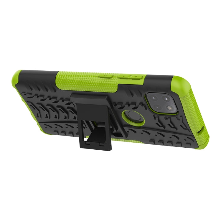 For Motorola Moto G 5G Tire Texture Shockproof TPU+PC Protective Case with Holder