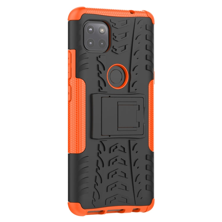 For Motorola Moto G 5G Tire Texture Shockproof TPU+PC Protective Case with Holder