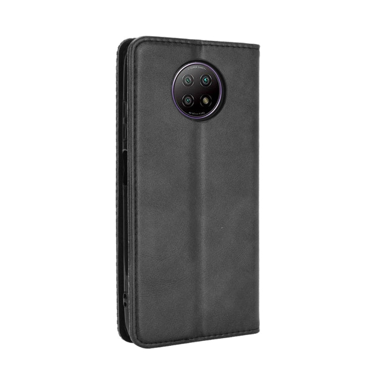 For Xiaomi Redmi Note 9T 5G / Note 9 5G Magnetic Buckle Retro Crazy Horse Texture Horizontal Flip Leather Case with Holder & Card Slots & Photo Frame