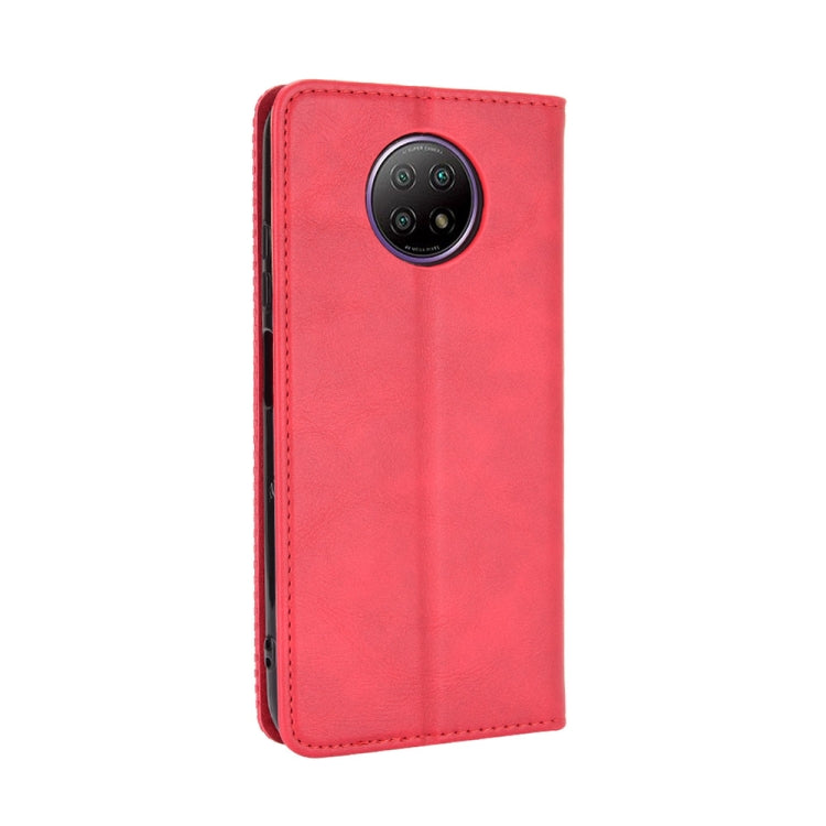 For Xiaomi Redmi Note 9T 5G / Note 9 5G Magnetic Buckle Retro Crazy Horse Texture Horizontal Flip Leather Case with Holder & Card Slots & Photo Frame