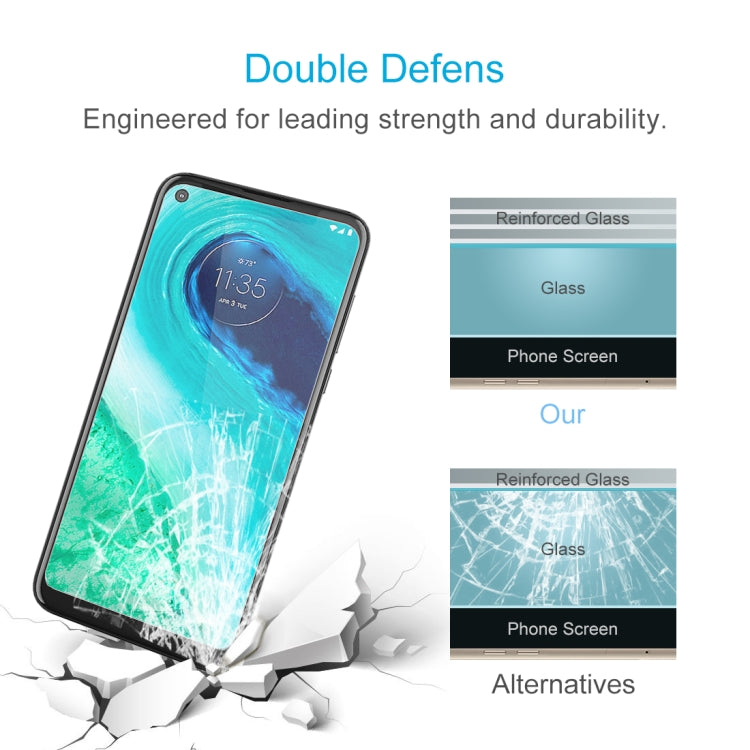 For Motorola Moto G Fast 10 PCS 0.26mm 9H 2.5D Tempered Glass Film