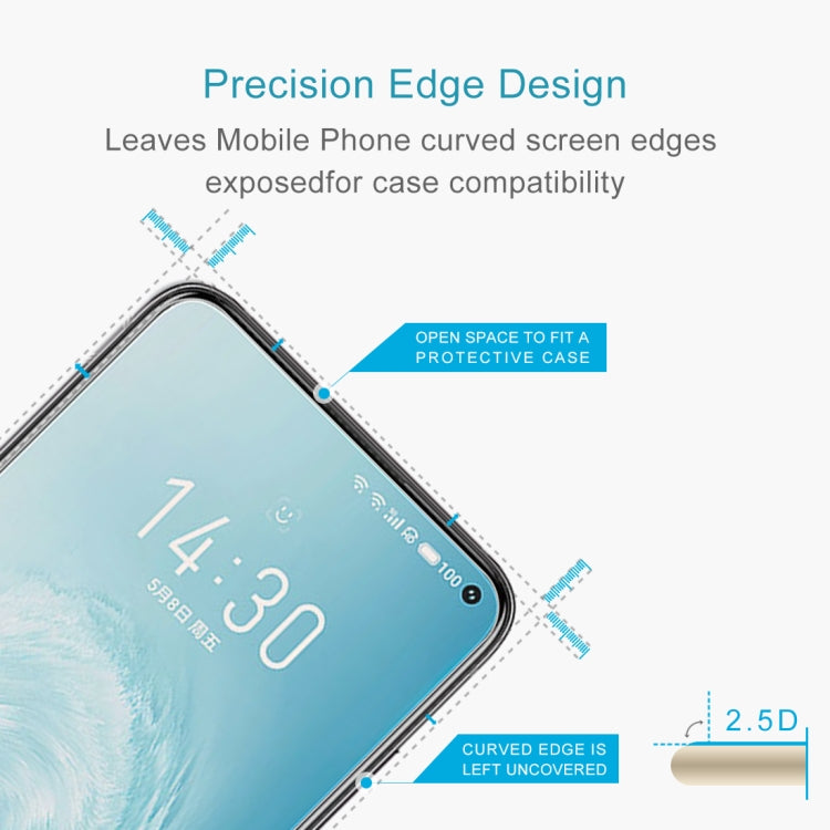 For Meizu 17 / 17 Pro 10 PCS 0.26mm 9H 2.5D Tempered Glass Film