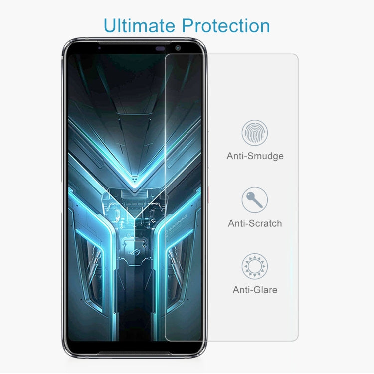 For ASUS ROG Phone 3 Strix 10 PCS 0.26mm 9H 2.5D Tempered Glass Film
