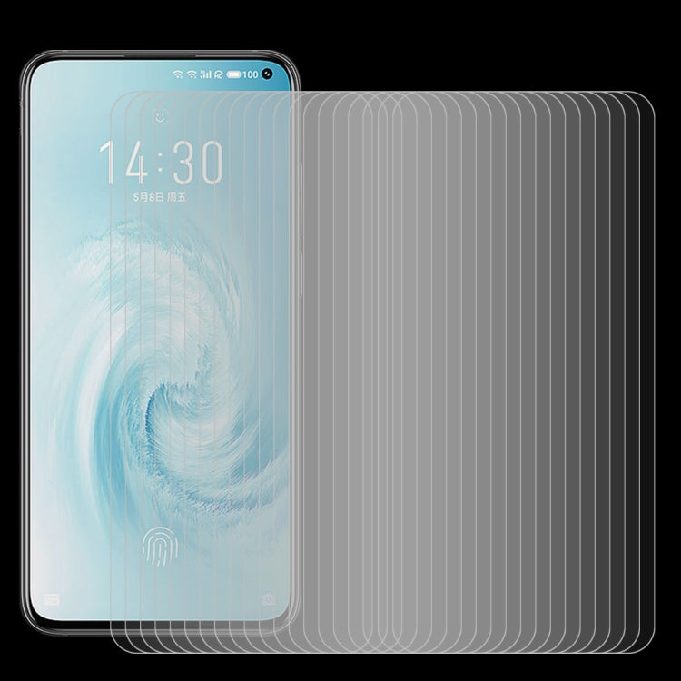 For Meizu 17 / 17 Pro 50 PCS 0.26mm 9H 2.5D Tempered Glass Film