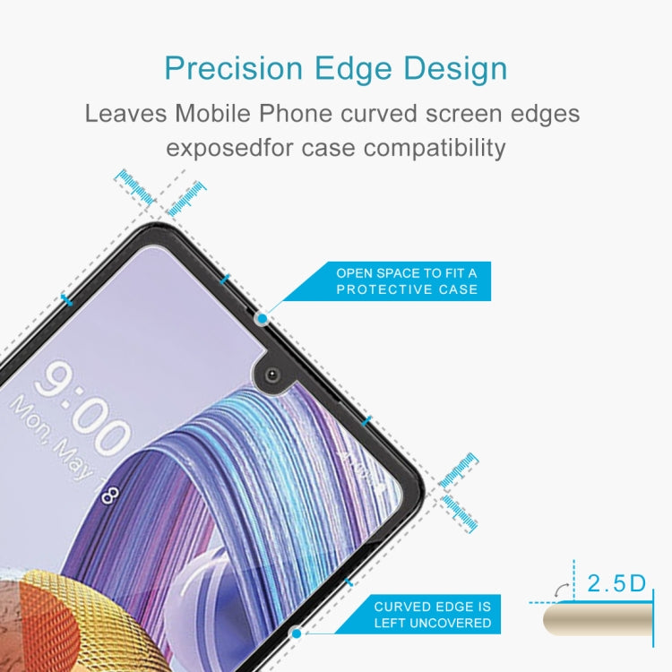For LG Stylo 6 50 PCS 0.26mm 9H 2.5D Tempered Glass Film