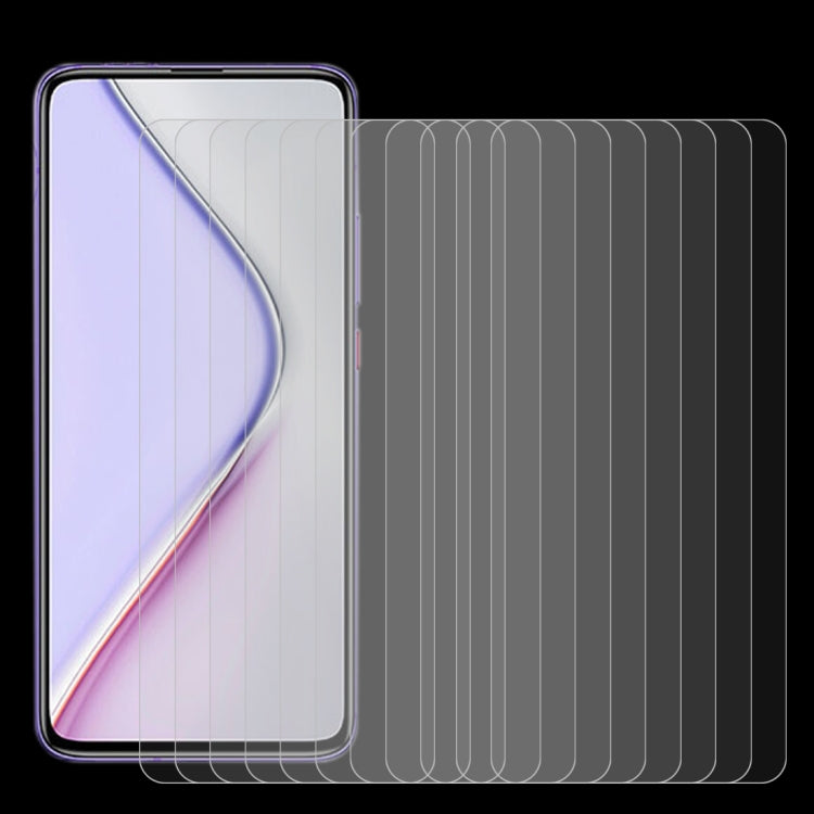 For Xiaomi Black Shark 5 / 5S / 5 Pro / Redmi K40 / K40S 10 PCS 0.26mm 9H 2.5D Tempered Glass Film