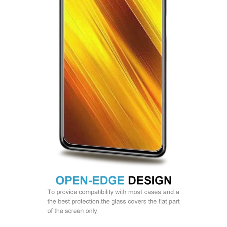 For Xiaomi Poco X3 10 PCS 0.26mm 9H 2.5D Tempered Glass Film